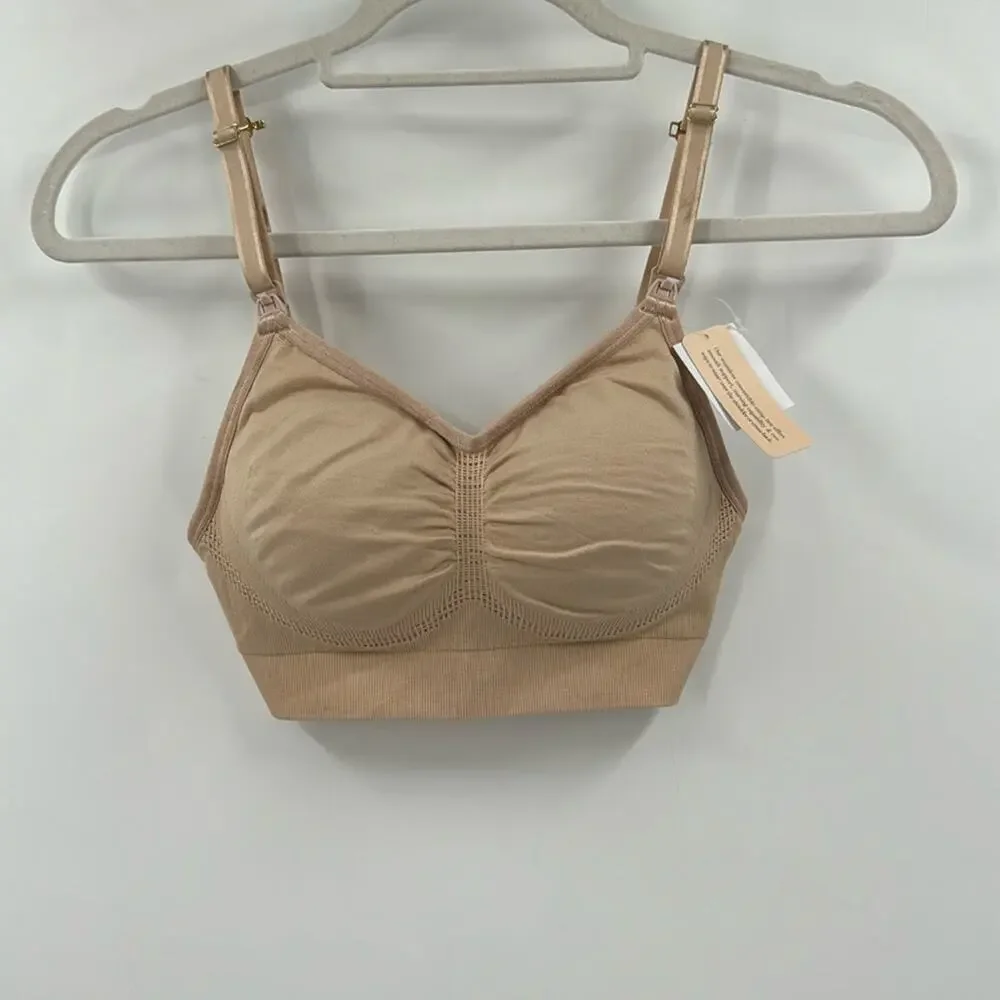 NWT A Pea in the pod nude seamless Bra